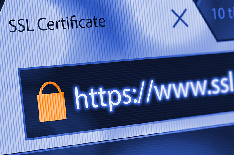 Certyfikat SSL na stronie internetowej