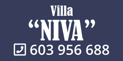 Logo Villi Niva, oferującej tanie noclegi w Ciechocinku